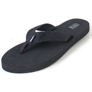 🆕 Teva Mush Flip Flop Slippers, Black, Size 6, Brand New